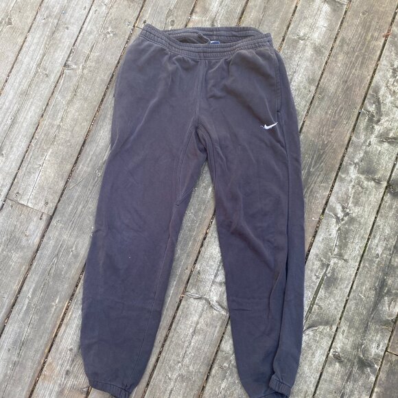 Nike Club Cuff Pants Swoosh Mens Sweatpants Joggers Medium Black - Picture 6 of 6